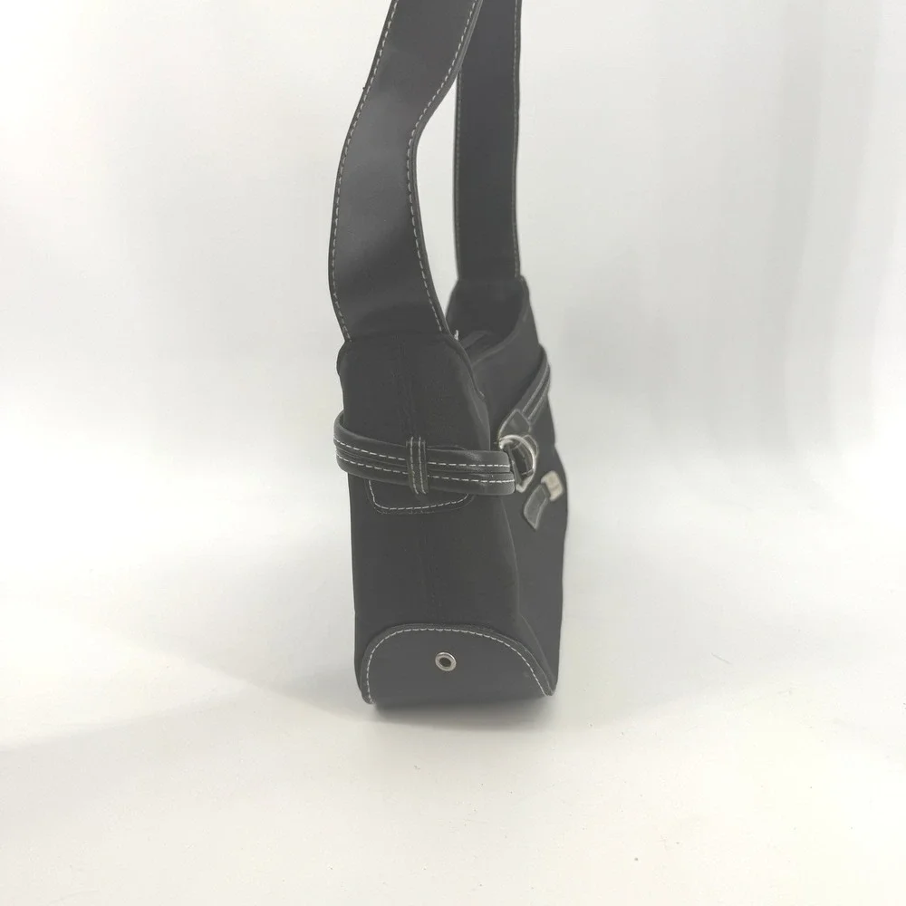 Bongo Y2K 90s Purse Black Small Mini Shoulder Bag Buckle